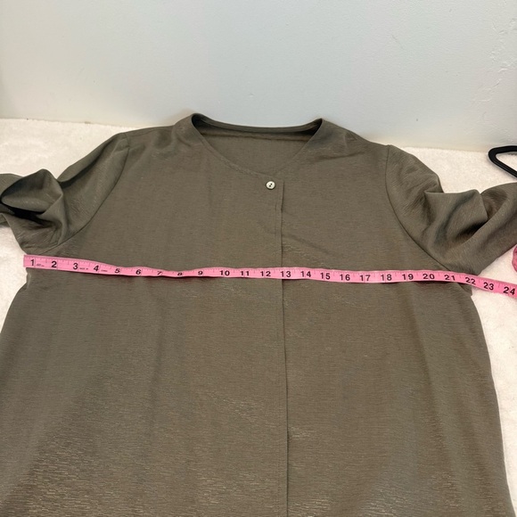 Eileen Fisher 100% silk pants and long sleeve top set 3 women’s size L/XL - Picture 7 of 15